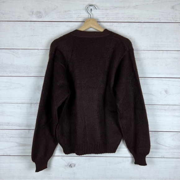 Vintage 1960s Epstein’s Lord Jeff Mohair Cardigan Sweater Medium Kurt Cobain - Picture 2 of 4